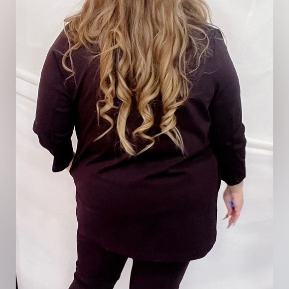 Dear Scarlett Women's Dark Brown Blazer - Picture 3 of 4